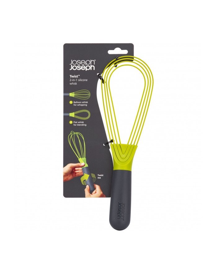 Joseph Joseph Trzepaczka 2w1 Twist, zielona główny