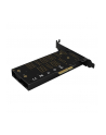 axagon Adapter wewnętrzny PCIe x4 M.2 NVMe M-key + SATAB-key slot, chłodnica, LP, PCEM2-DC - nr 5