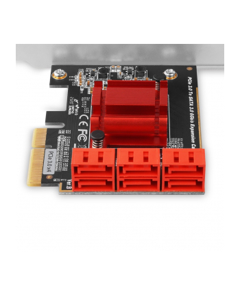 axagon PCIe kontroler 6x wewnętrzny port SATA 6G, PCES-SA6, ASM 1166, SP LP