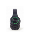 GEMBIRD Słuchawki stereofoniczne Bluetooth z efektem świetlnym LED czarne - nr 13