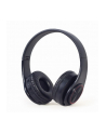 GEMBIRD Słuchawki stereofoniczne Bluetooth z efektem świetlnym LED czarne - nr 17