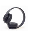 GEMBIRD Słuchawki stereofoniczne Bluetooth z efektem świetlnym LED czarne - nr 19