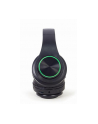 GEMBIRD Słuchawki stereofoniczne Bluetooth z efektem świetlnym LED czarne - nr 26