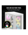 CORSAIR iCUE 4000D RGB Airflow Mid-Tower True White - nr 33