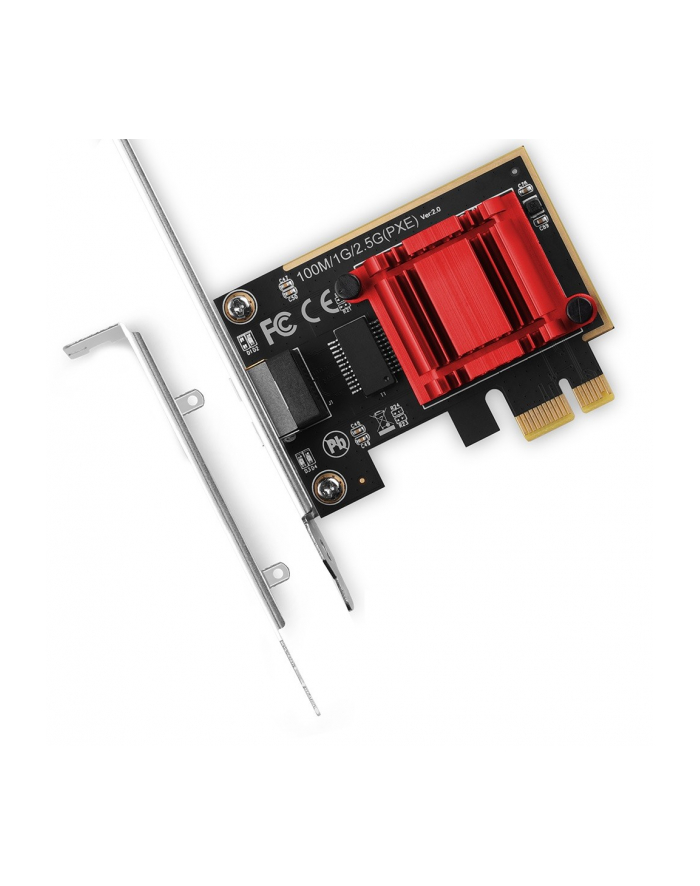 axagon Karta sieciowa PCIe PCEE-G25 1x2.5Gigabit Ethernet port  RJ-45 Realtek, PXE, LP główny