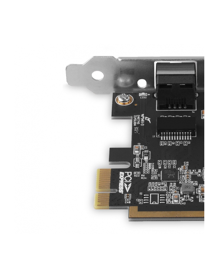 axagon Karta sieciowa PCIe PCEE-GRF, 1x Gigabit Ethernet port RJ-45 Realtek LP główny