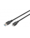 DIGITUS Kabel połączeniowy USB 3.1 Gen.1 SuperSpeed 5Gbps Typ C USB A/microUSB B M/M czarny 3m - nr 3