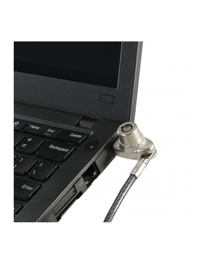 DICOTA BASE XX Laptop Lock Wedge Effective anti-theft pczerwonyection for notebooks monitors printers and more główny