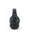GEMBIRD Słuchawki stereofoniczne Bluetooth z efektem świetlnym LED czarne - nr 20