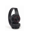 GEMBIRD Słuchawki stereofoniczne Bluetooth z efektem świetlnym LED czarne - nr 26