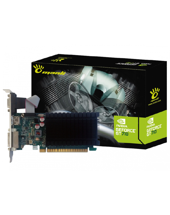 Karta graficzna Manli Man GeForce GT 710 2GB SDDR3 64bit LP główny