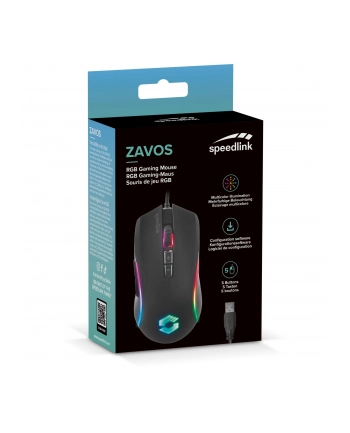 Speedlink Zavos Mysz Gamingowa (Sl680022Rrbk)