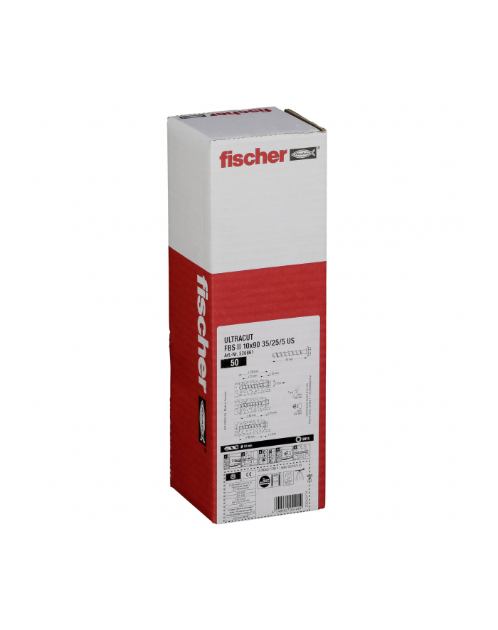 Fischer Ultracut Śruba do Betonu FBS II 10x90 35/25/5 US 536861 główny