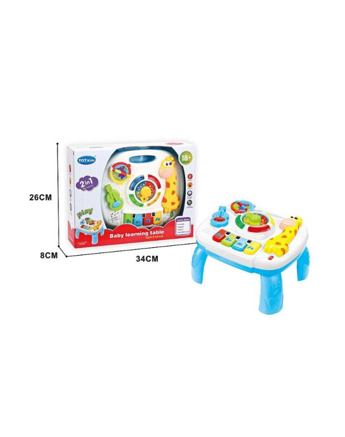 bigtoys Stolik edukacyjny interaktywny sensoryczny dźwięki BZES5874 główny