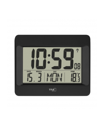 Tfa Dostmann Radio Controlled Clock With Temperature (60451901)