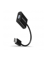 axagon Adapter FullHD, wyjście audio, micro USB złącze zasilania RVH-VGAN, HDMI -> VGA - nr 3