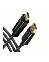 axagon Adapter aktywny DisplayPort HDMI 1.4 kabel 1,8m 4K/30Hz, RVD-HI14C2 - nr 1