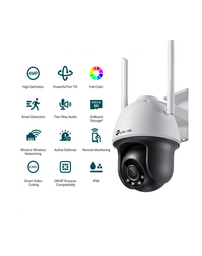 tp-link Kamera zewnętrzna 4MP WiFi  VIGI C540-W(4mm) główny