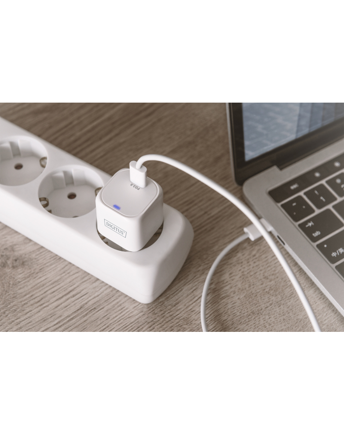 digitus Ładowarka sieciowa mini zasilacz 1x USB-C PD 3.0 20W Biała główny