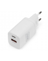 digitus Ładowarka sieciowa zasilacz 1x USB-A 12W 1x USB-C 18W PD 3.0 max. 30W Biała - nr 7