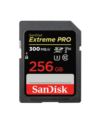 Sandisk Extreme Pro 256GB 300 MB/s, Class 10, UHS-II U3 V90