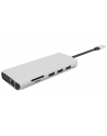 ESTUFF PRZEJŚCIÓWKA ESTUFF 12 W 1 DISPLAY PORT/ HDMI/ USB-C/ LAN/ VGA - BIAŁA  (ES623009) - nr 1