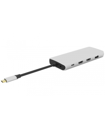 ESTUFF PRZEJŚCIÓWKA ESTUFF 12 W 1 DISPLAY PORT/ HDMI/ USB-C/ LAN/ VGA - BIAŁA  (ES623009)