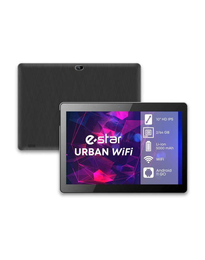 E-Star Urban 1021W 10.1'' 2/64 GB Wi-Fi Czarny (ESTAR1021W) główny