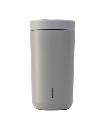 Stelton Kubek Termiczny To-Go Click 200Ml Matowy Jasnoszary Z Podwójnej Stali