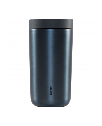 Stelton Kubek termiczny To-Go Click 200Ml metaliczny niebieski z podwójnej stali 67518