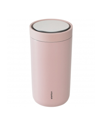 Stelton Kubek termiczny To-Go Click 200Ml jasnoróżowy z podwójnej stali 67536