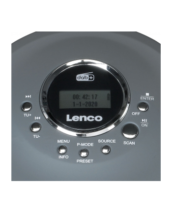 Lenco CD-400GY - discman CD/MP3 i radio DAB+/FM