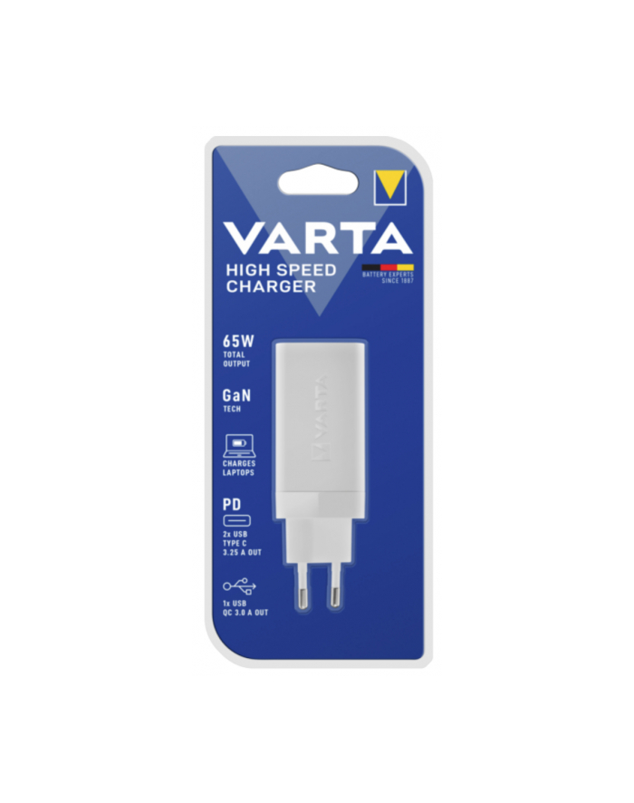 VARTA power adapter - USB 2 x USB-C 65 Watt główny