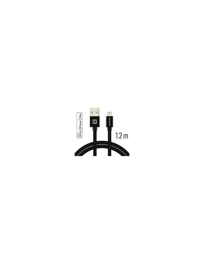 Swissten Kabel USB - Lightning 1,2m Czarny (71524201) główny