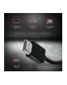 axagon Adapter FullHD, wyjście audio, micro USB złącze zasilania RVH-VGAN, HDMI -> VGA - nr 6
