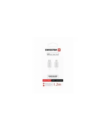 SWISSTEN USB-C/Lightning Mfi 1,2m srebrny (71526203)