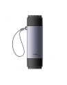 Baseus Lite Series adapter czytnik kart SD/TF USB Typ A/USB Typ C szary (WKQX060113) - nr 10