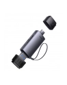Baseus Lite Series adapter czytnik kart SD/TF USB Typ A/USB Typ C szary (WKQX060113) - nr 11