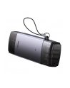 Baseus Lite Series adapter czytnik kart SD/TF USB Typ A/USB Typ C szary (WKQX060113) - nr 14