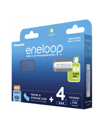 Panasonic Eneloop AAA 800mAh 4 szt + box (BK4MCDEC4BE)