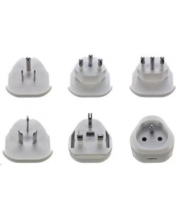 4Home Solight Podróżna Przystawka, Uziemienie, Wymienne Wtyczki
