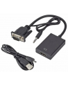 ADAPTER AV HDMI DSUB (VGA) + JACK 3.5MM CZARNY (8592220018870) - nr 5