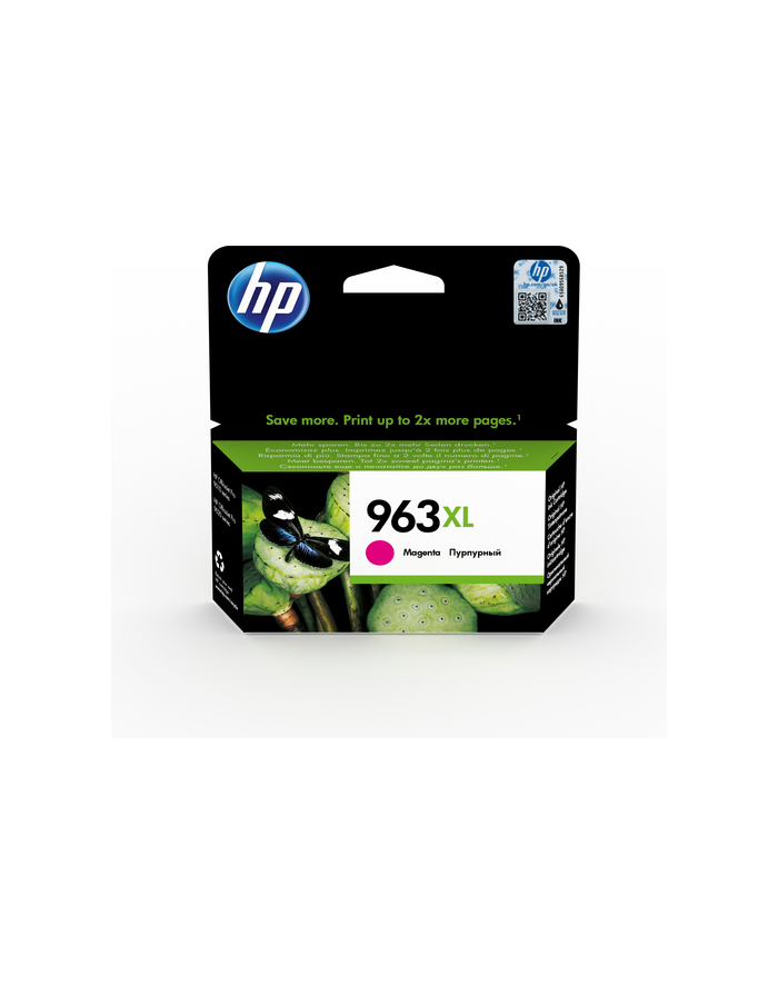 Hewlett-Packard HP oryginalny ink / tusz 3JA28AE#301, 963XL, magenta, blistr, 1600s, 22.92ml, high capacity, Officejet Pro 9012, 9014, 901 (3JA28AE301 główny