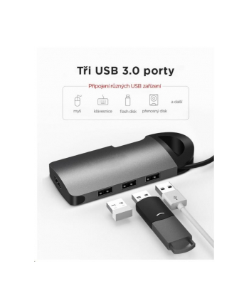 Umax Stacja/Replikator U-Connect H7 Usb-C (UB307)