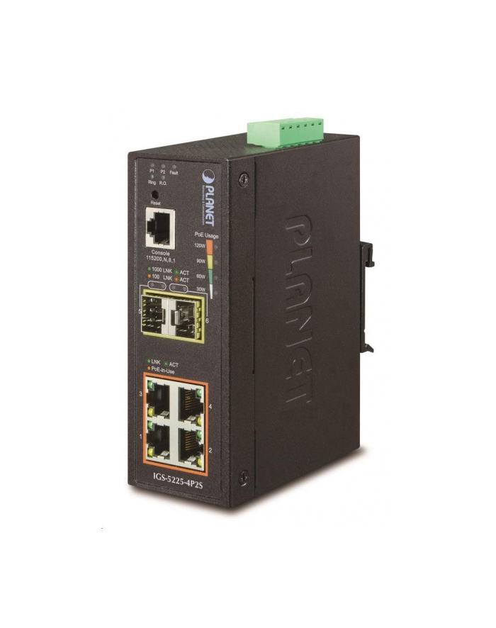 Planet Igs-5225-4P2S - Managed L2+ Gigabit Ethernet (10/100/1000) Full Duplex Power Over (Poe) Wall Mountable (IGS52254P2S) główny