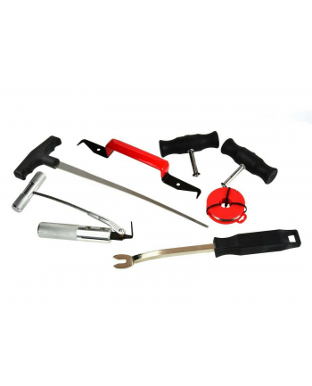 GEKO Zestaw do wycinania demontażu szyb samochodowych 7el G02700