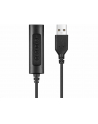 Sandberg adapter Headset USB Controller, 3,5mm jack na USB 1,5m, czarny - nr 1