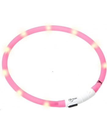 karlie-flamingo Obroża świecąca z ładowarką czerwona 20-70CM