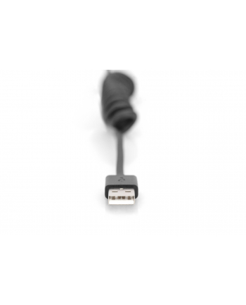 DIGITUS USB A to Lightning Spring cable MFI C89 TPU USB 2.0 PD20W Max