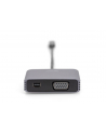 DIGITUS USB-C - mini DP + VGA Adapter 20cm 4K/30Hz silver aluminum housing - nr 3